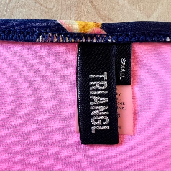 TRIANGL‎ Navy Confetti Garden Neoprene Bikini Bottom Size Small - Picture 5 of 7